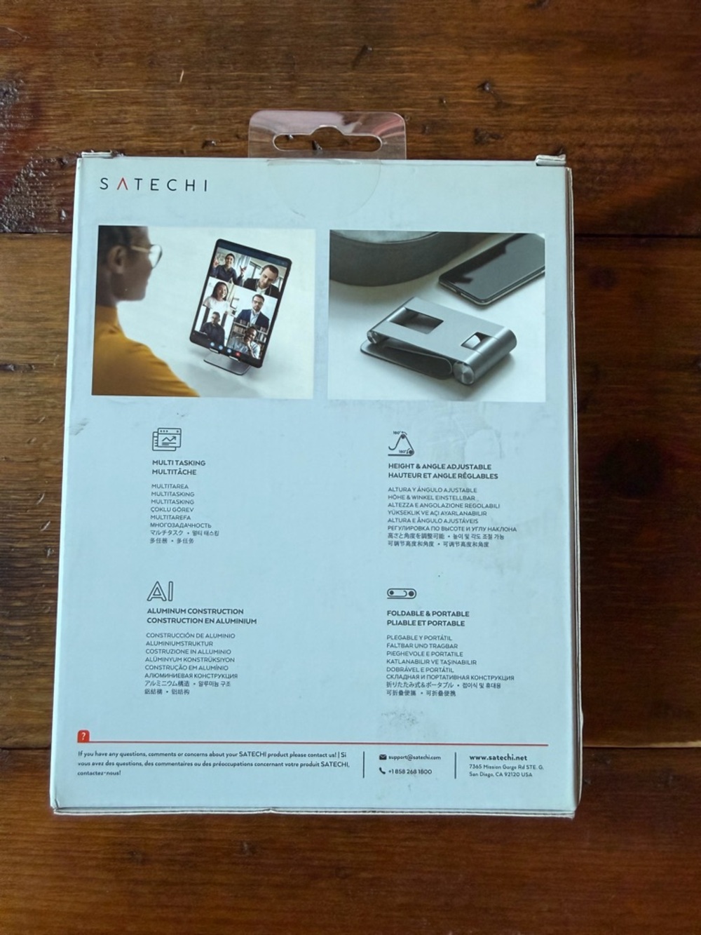 Satechi R1 Mobile Stand - Space Grey - Picture 2 of 3